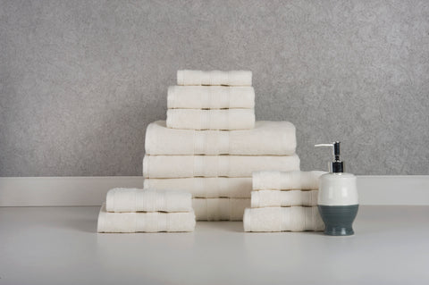 Bibb Home 12 Piece Egyptian Cotton Towel Set. Bibb Home 12 Piece Egyptian Cotton Towel Set.