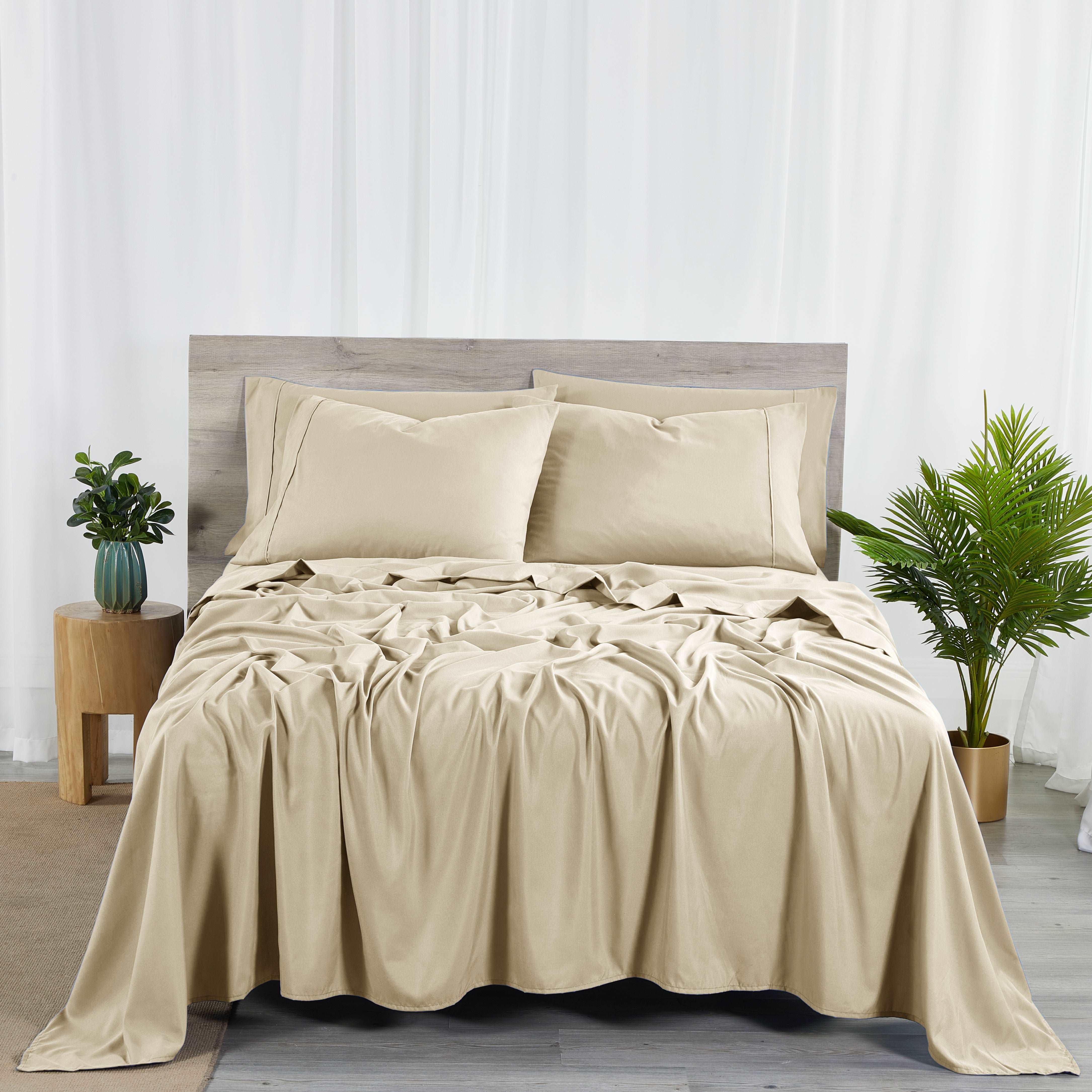 Bamboo 2000 Count 6 Piece With Snug Grip. - Bed Bath Fashions