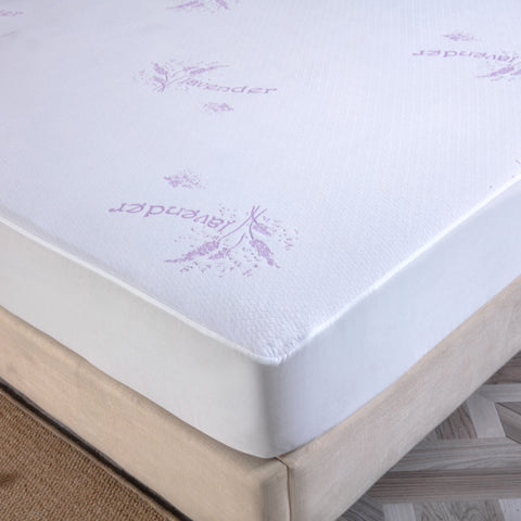 Lavender Infused Scented Mattress Pad. Lavender Infused Scented Mattress Pad.
