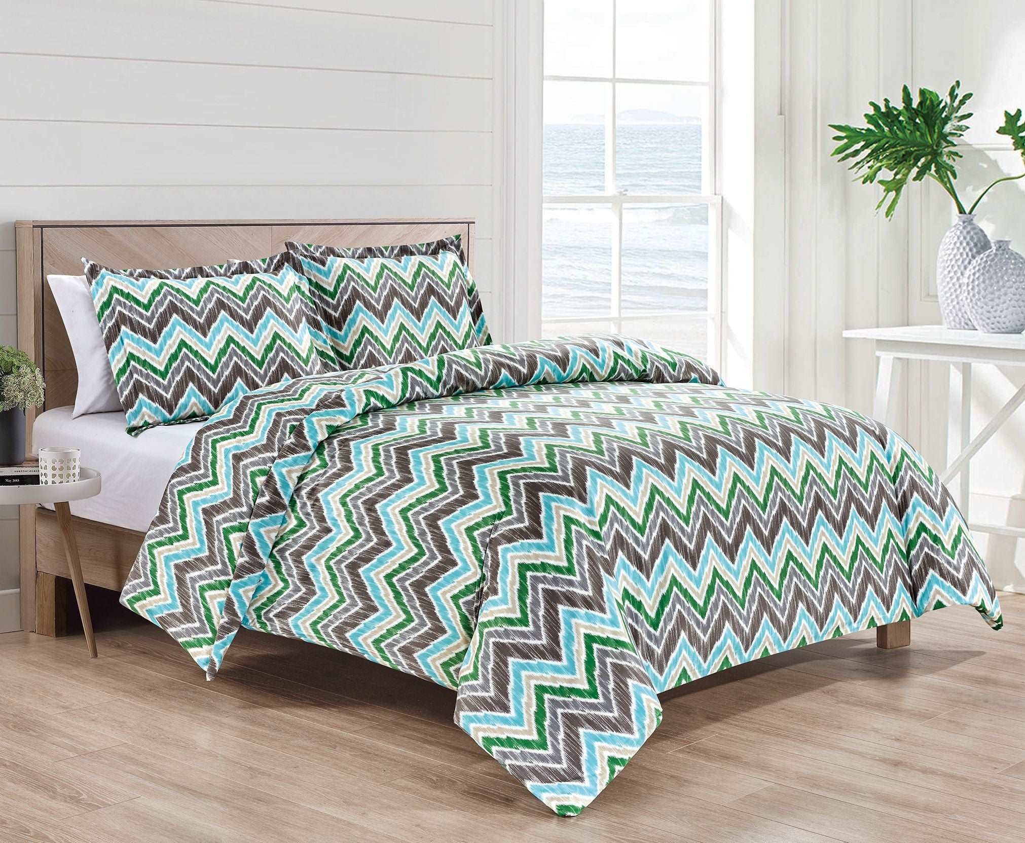 Bibb 1800 Series 3 pc Duvet Cover Set - Bed Bath Fashions