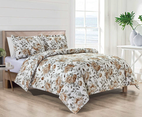 Bibb 1800 Series 3 pc Duvet Cover Set - Bed Bath Fashions