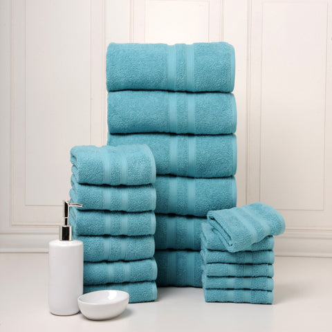 Bibb Home 18 Piece Egyptian Cotton Towel Set Bibb Home 18 Piece Egyptian Cotton Towel Set