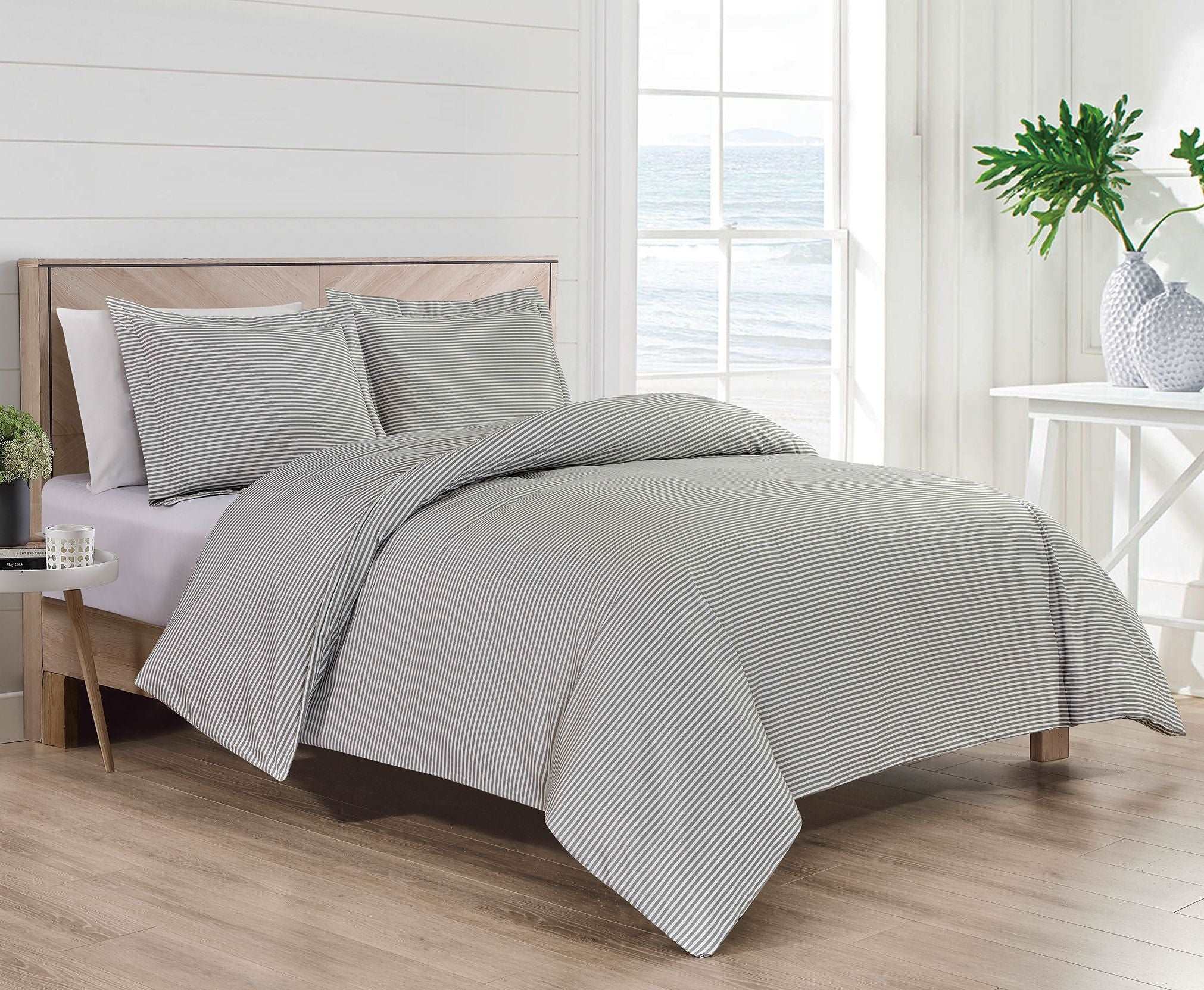 Bibb 1800 Series 3 pc Duvet Cover Set - Bed Bath Fashions