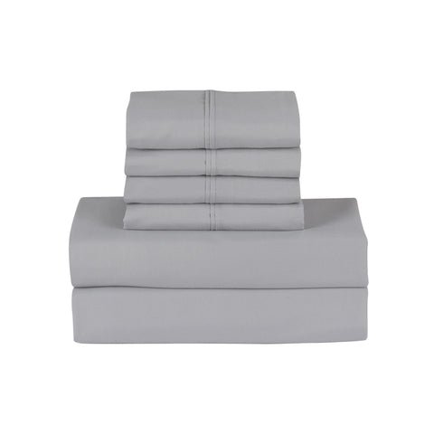 Bamboo 6 Piece 1800 Thread Count Smart Pocket Ultra Soft Luxury Sheet Set