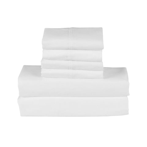 Bamboo 6 Piece 1800 Thread Count Smart Pocket Ultra Soft Luxury Sheet Set
