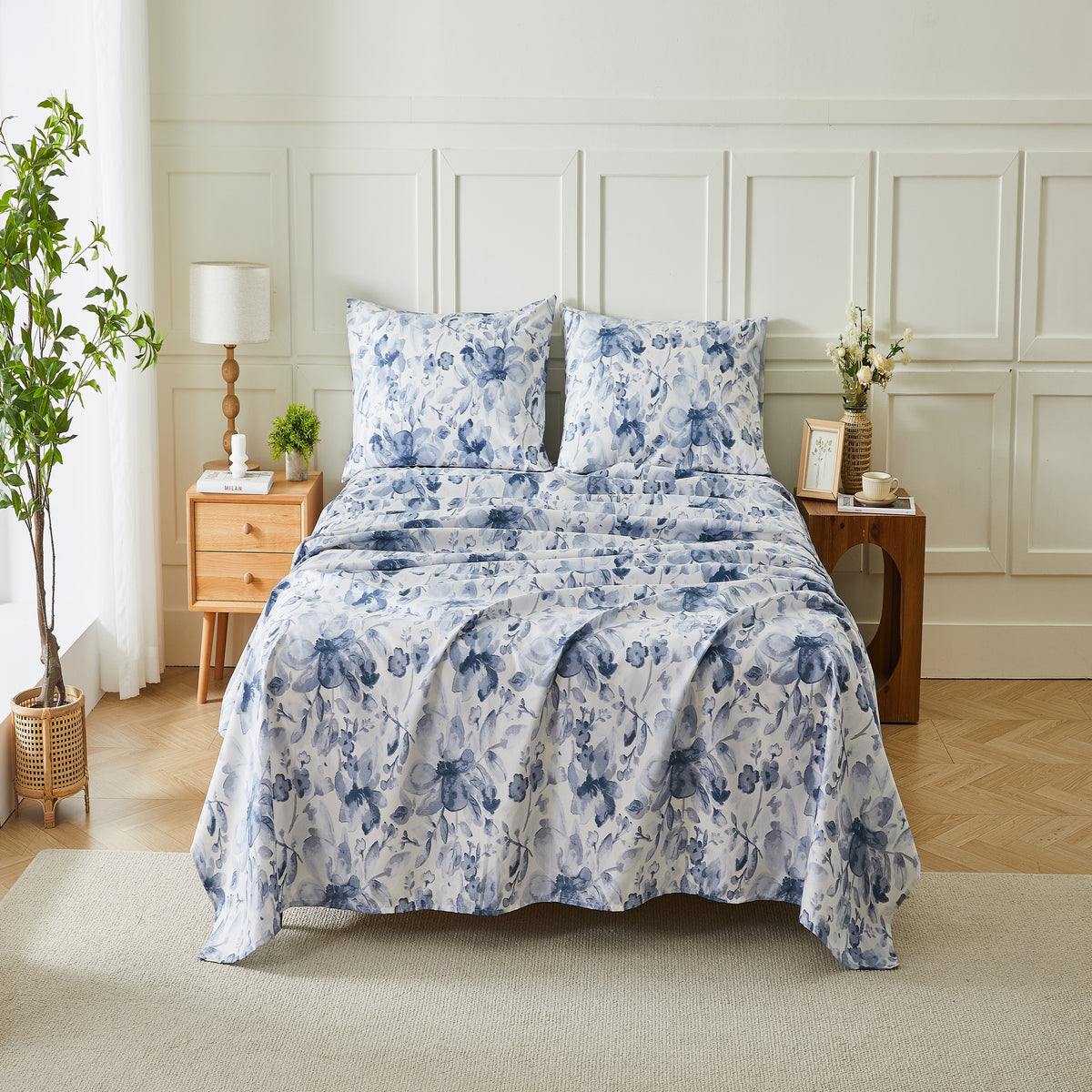 Kathy Ireland Extra Soft Printed 4 Piece Sheet Set
