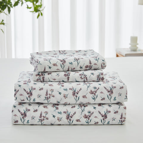 Kathy Ireland Extra Soft Printed 4 Piece Sheet Set