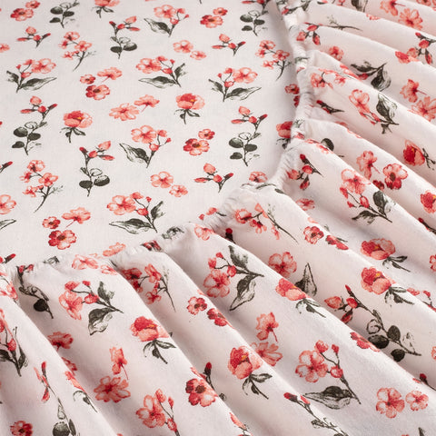 Kathy Ireland 100% Turkish Cotton Flannel Sheet Set