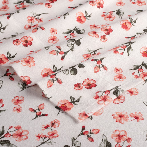 Kathy Ireland 100% Turkish Cotton Flannel Sheet Set
