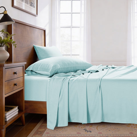 Kathy ireland Lyocell & Linen Blend 4-Piece Sheet Set