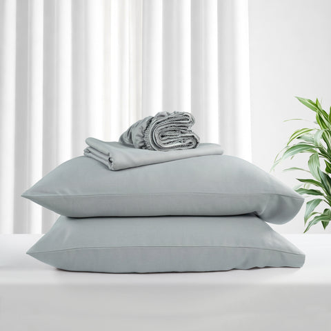 Kathy ireland Lyocell & Linen Blend 4-Piece Sheet Set