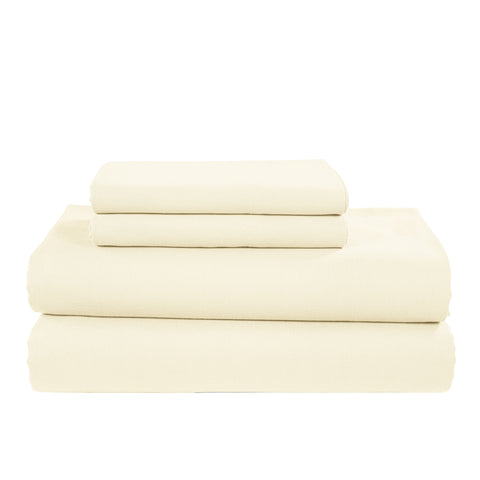 Kathy ireland Lyocell & Linen Blend 4-Piece Sheet Set