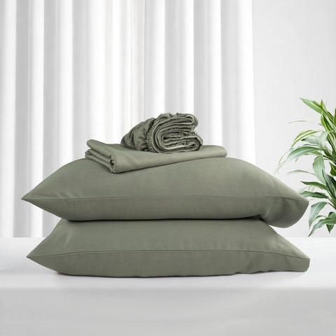 Kathy ireland Lyocell & Linen Blend 4-Piece Sheet Set