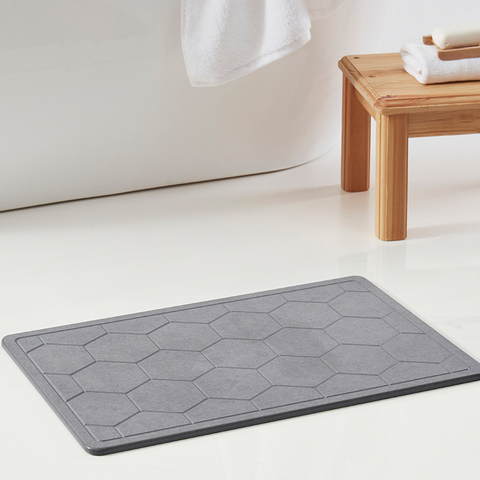 Bibb Home Diatomaceous Earth Stone Bath Mat