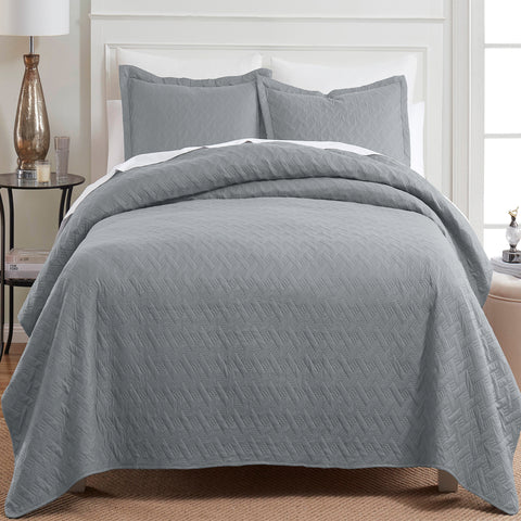 Dan River 3-Piece Basket Pinsonic Quilt Set