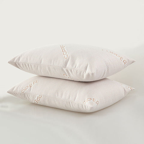 Bibb Home 2 Pack Copper Infused Waterproof Pillow Protectors