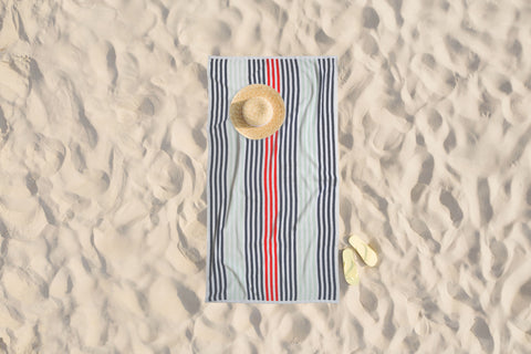 Dan River 2-4 Pack Cabana Stripe Beach Towel Set