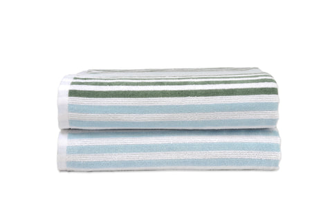 Dan River 2-4 Pack Cabana Stripe Beach Towel Set