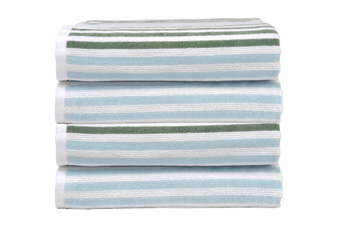 Dan River 2-4 Pack Cabana Stripe Beach Towel Set