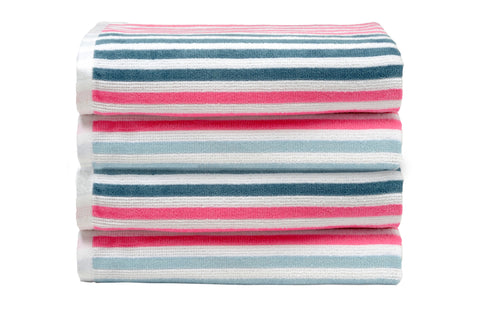 Dan River 2-4 Pack Cabana Stripe Beach Towel Set