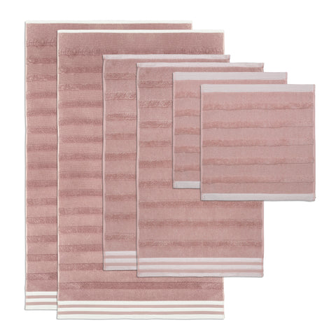 Kathy Ireland 12-Piece Jacquard Stripe Kyoto Towel Set