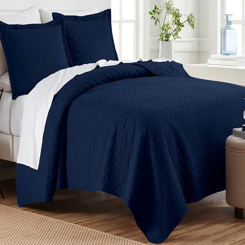 Dan River 3-Piece Basket Pinsonic Quilt Set