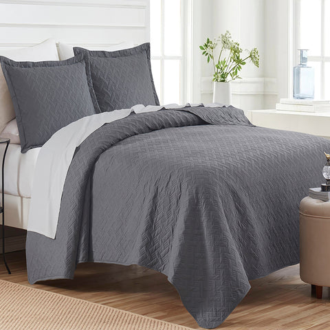 Dan River 3-Piece Basket Pinsonic Quilt Set