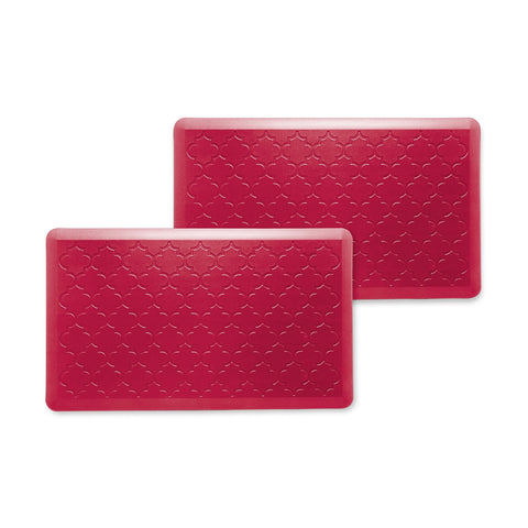 Trellis Embossed Foam Kitchen Mat.