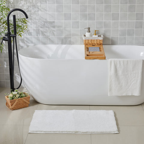 Caribbean Joe Heavyweight Plush Microfiber Bath Mats