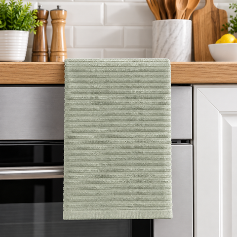 Ellen Tracy 6-12 Pack Cotton Kitchen Towels 18" x 28"