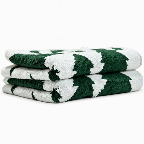 2-Pack Christmas Reversible cotton Bath Mats