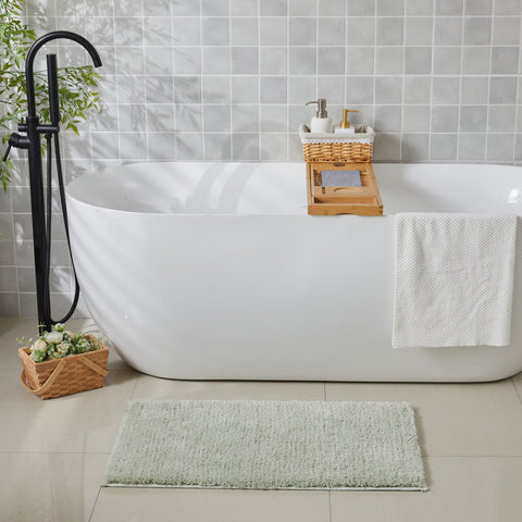 Caribbean Joe Heavyweight Plush Microfiber Bath Mats