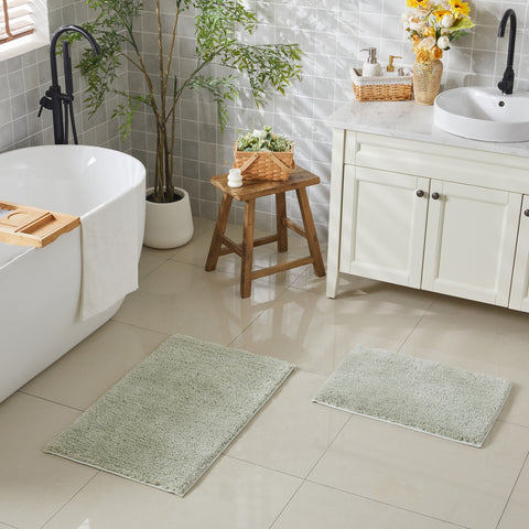 Ellen Tracy Heavyweight Plush Microfiber Bath Mats