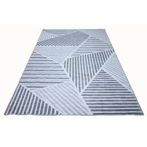 Bibb Home Washable Flannel Printed Accent Rug with Latex Back 1-2-Pack 20x30