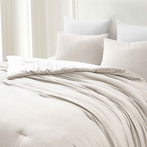 Kathy Ireland 3-Piece Waffle Down Alternative Comforter Set