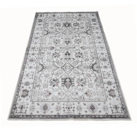 Bibb Home Washable Flannel Printed Accent Rug with Latex Back 1-2-Pack 20x30