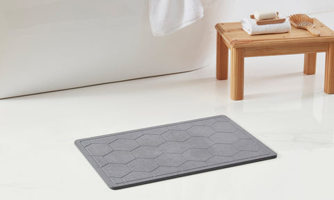 Bibb Home Diatomaceous Earth Stone Bath Mat