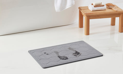 Bibb Home Diatomaceous Earth Stone Bath Mat