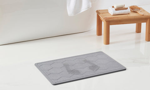 Bibb Home Diatomaceous Earth Stone Bath Mat