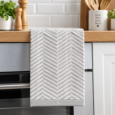 Ellen Tracy 6-12 Pack Cotton Kitchen Towels 18" x 28"