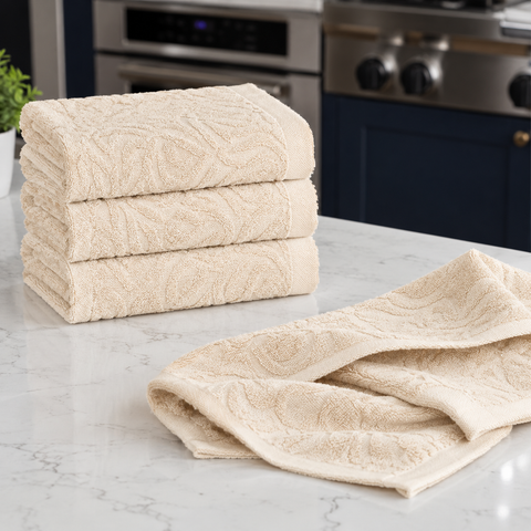 Ellen Tracy 6-12 Pack Cotton Kitchen Towels 18" x 28"