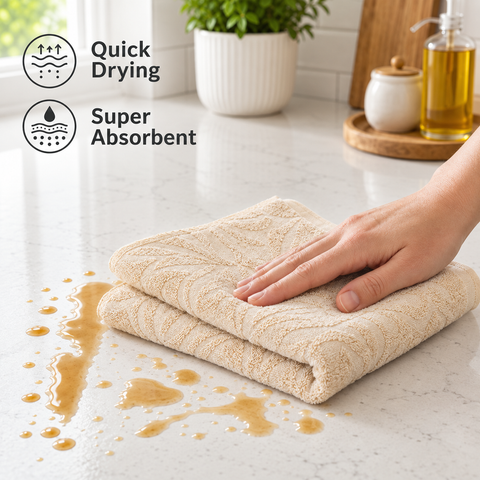 Ellen Tracy 6-12 Pack Cotton Kitchen Towels 18" x 28"