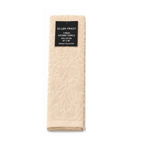 Ellen Tracy 6-12 Pack Cotton Kitchen Towels 18" x 28"