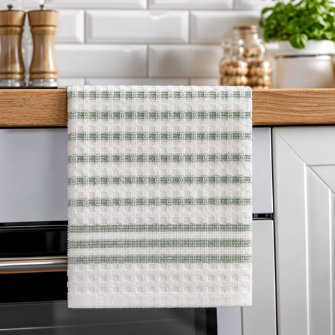 Ellen Tracy 6-12 Pack Cotton Kitchen Towels 18" x 28"