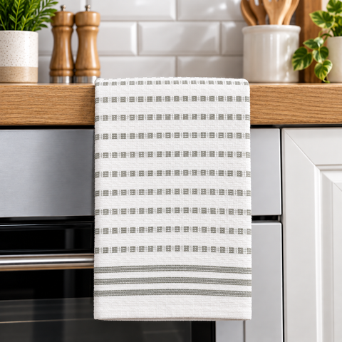 Ellen Tracy 6-12 Pack Cotton Kitchen Towels 18" x 28"