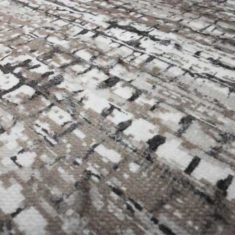 Bibb Home Washable Flannel Printed Accent Rug with Latex Back 1-2-Pack 20x30