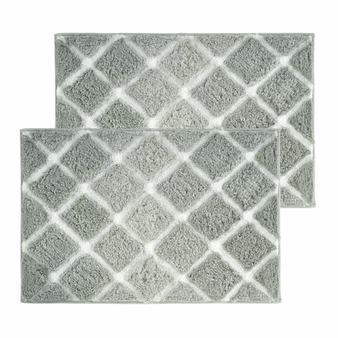 Kona Collection Spa Luxury Oversized Microfiber Bath Mats