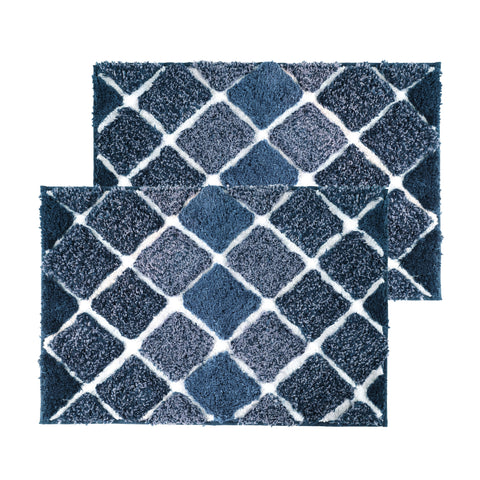 Kona Collection Spa Luxury Oversized Microfiber Bath Mats