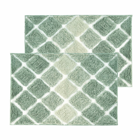 Kona Collection Spa Luxury Oversized Microfiber Bath Mats