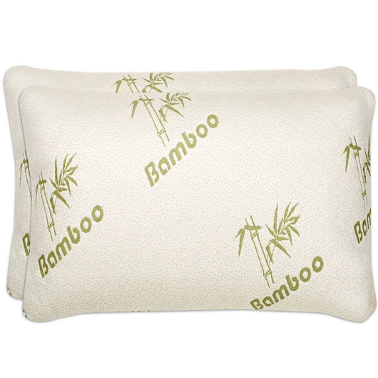 2-Pack: Bed Bath Fashions Hypoallergenic Shredded Memory Foam Pillows